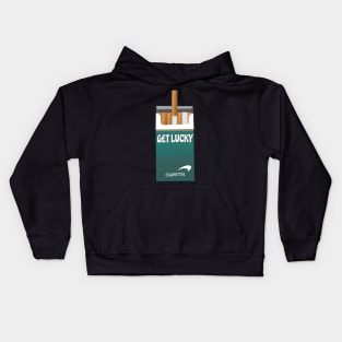 Funny Cigarette Get Lucky Quote 2 Kids Hoodie